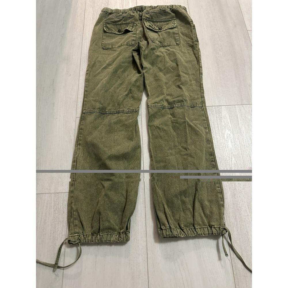 Free People x We The Free Drawstring Pants Sz XS Green - Picture 2 of 9